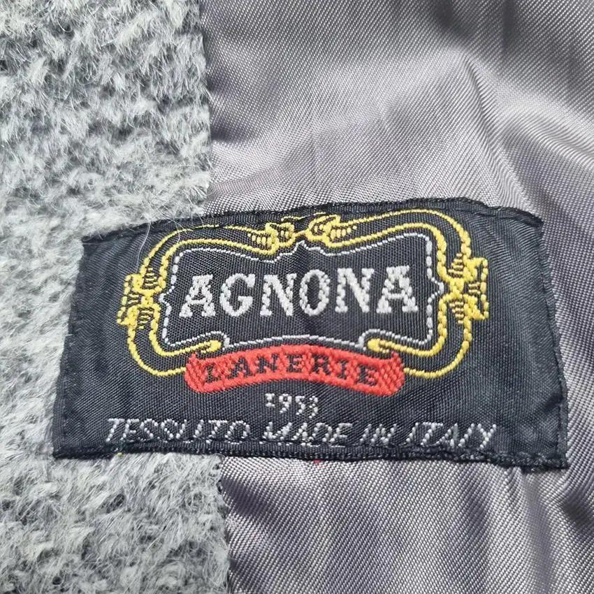 Agnona 여성 옥단추 모100%롱코트 녹그레이 (HU27926) 9