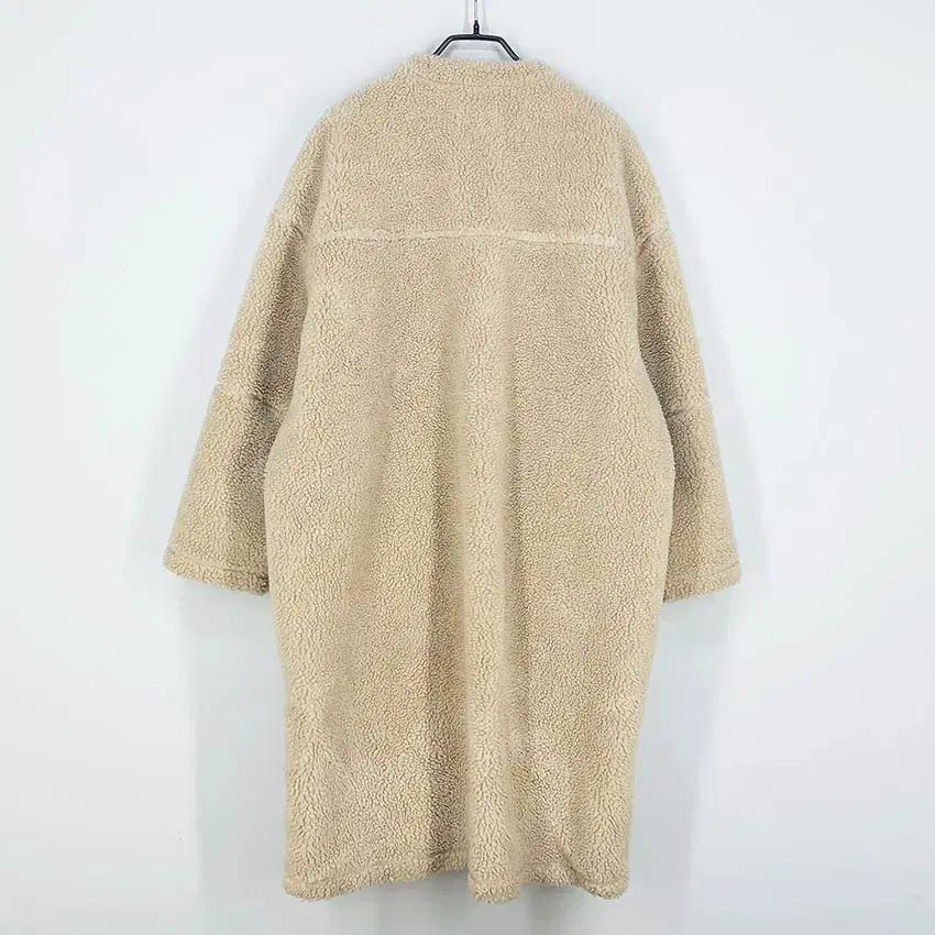 빈티지 여성 집업 뽀글이 롱자켓 베이지 (HU42752) 3