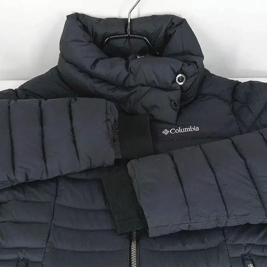컬럼비아 여성 구스다운 경량 하프패딩 블랙 (HU42745) 4