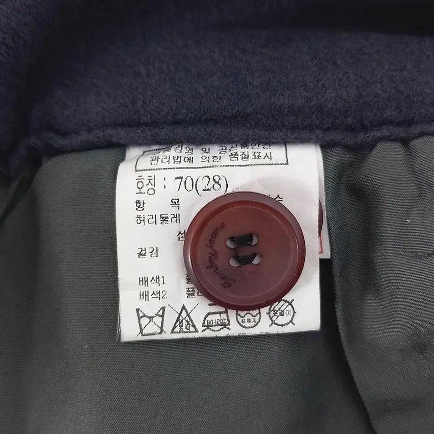 톰보이 여 체크 롤업 모직 4부팬츠 브라운 (HU27246) 7