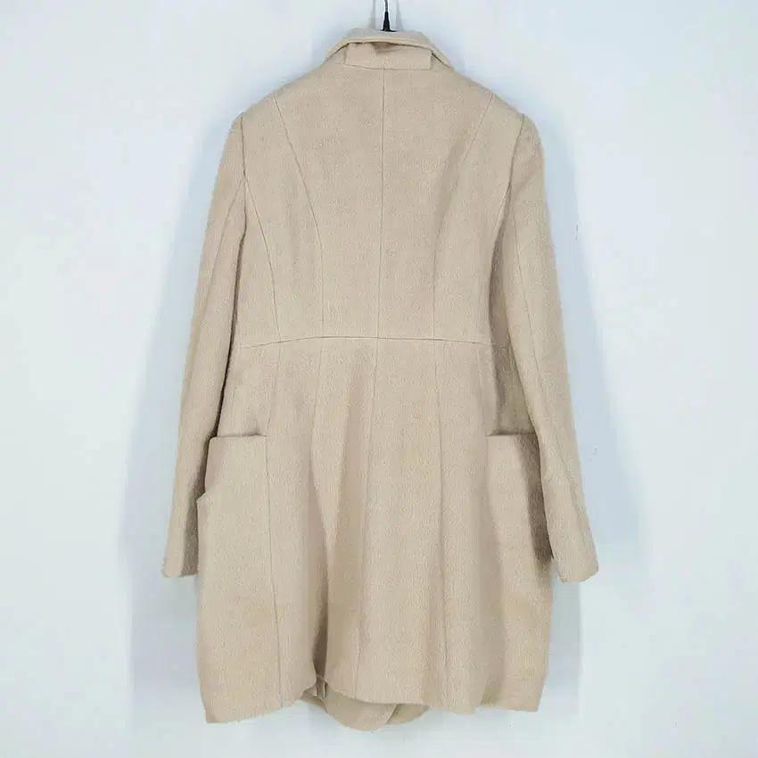 올리브데올리브 여성 알파카혼방 모직코트 베이지 (HU42632) 3