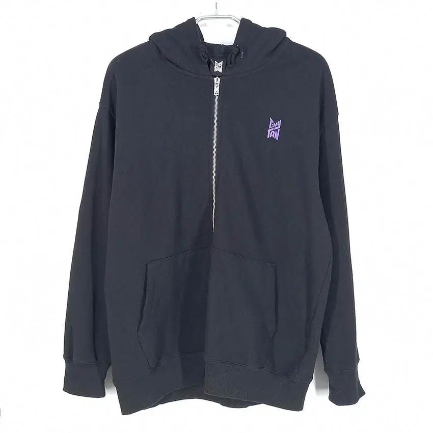 TinyTAN 남성 백프린팅 후드 집업자켓 블랙100 (HU42595) 2