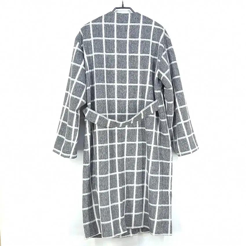 커밍스텝 여성 동절기 허리끈 스냅버튼 코트 그레이 (HU42590) 3