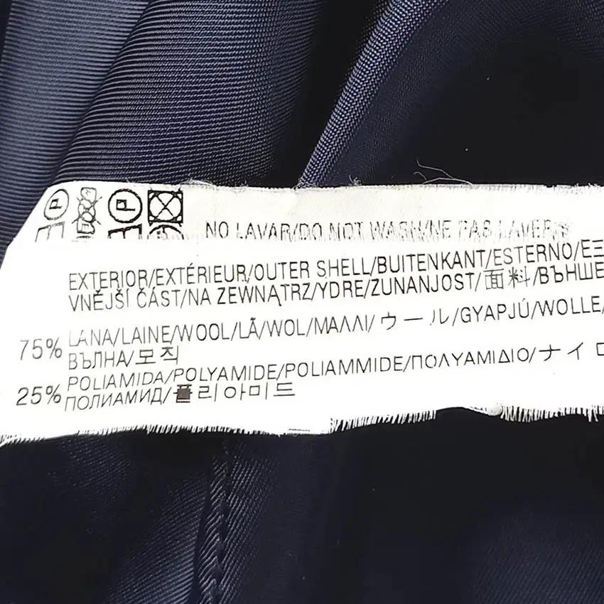 자라 여성 넥버클 히든집업 모직코트 네이비 (HU42543) 7
