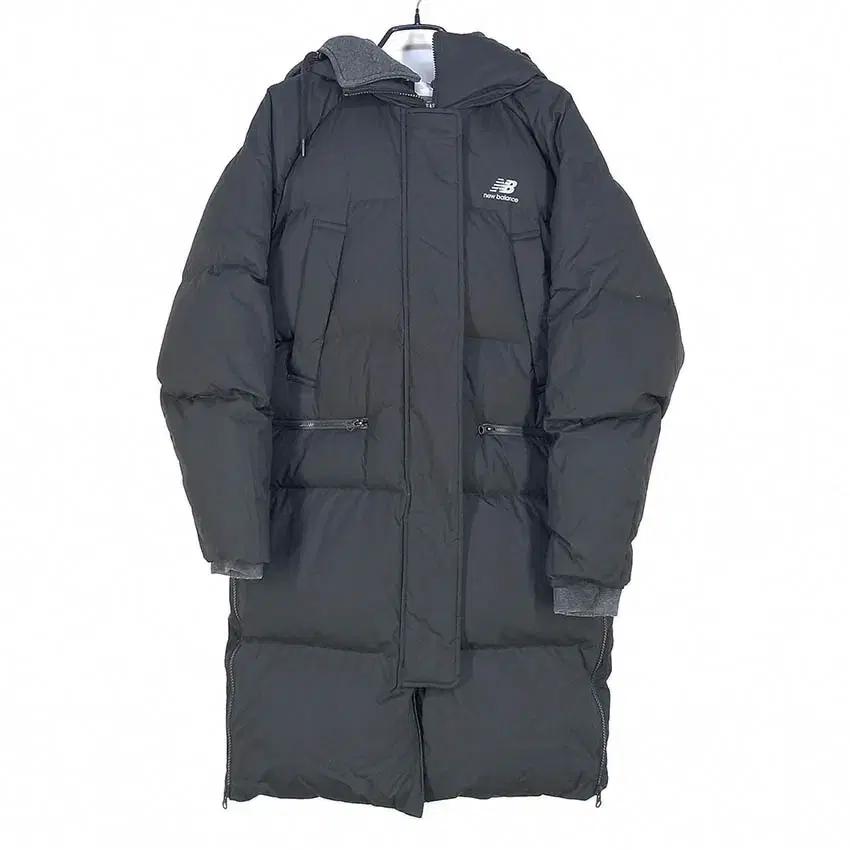 뉴발란스 여성 후드 덕다운패딩 블랙90 (HU42484) 2