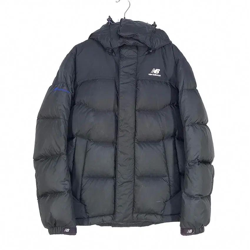 뉴발란스 여성 후드탈부착 덕다운패딩 블랙85 (HU42407) 2