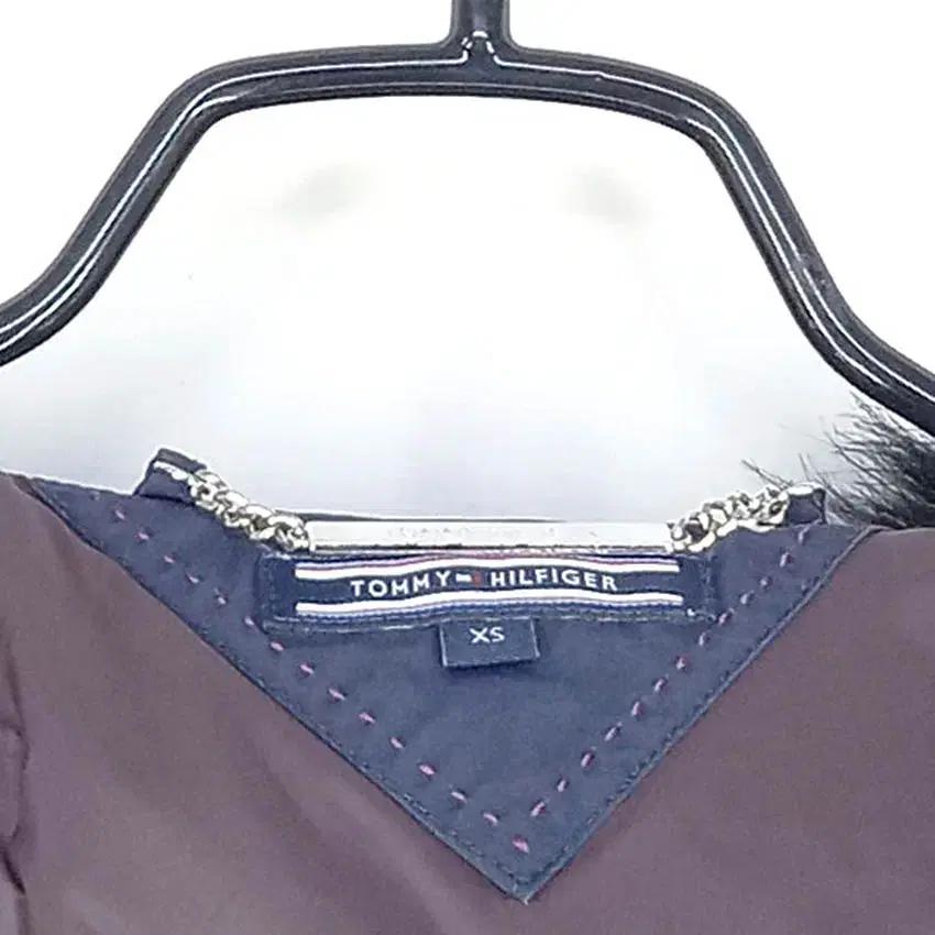 타미힐피거 여성 후드퍼 구스다운 야상패딩 네이비XS (HU42379) 6