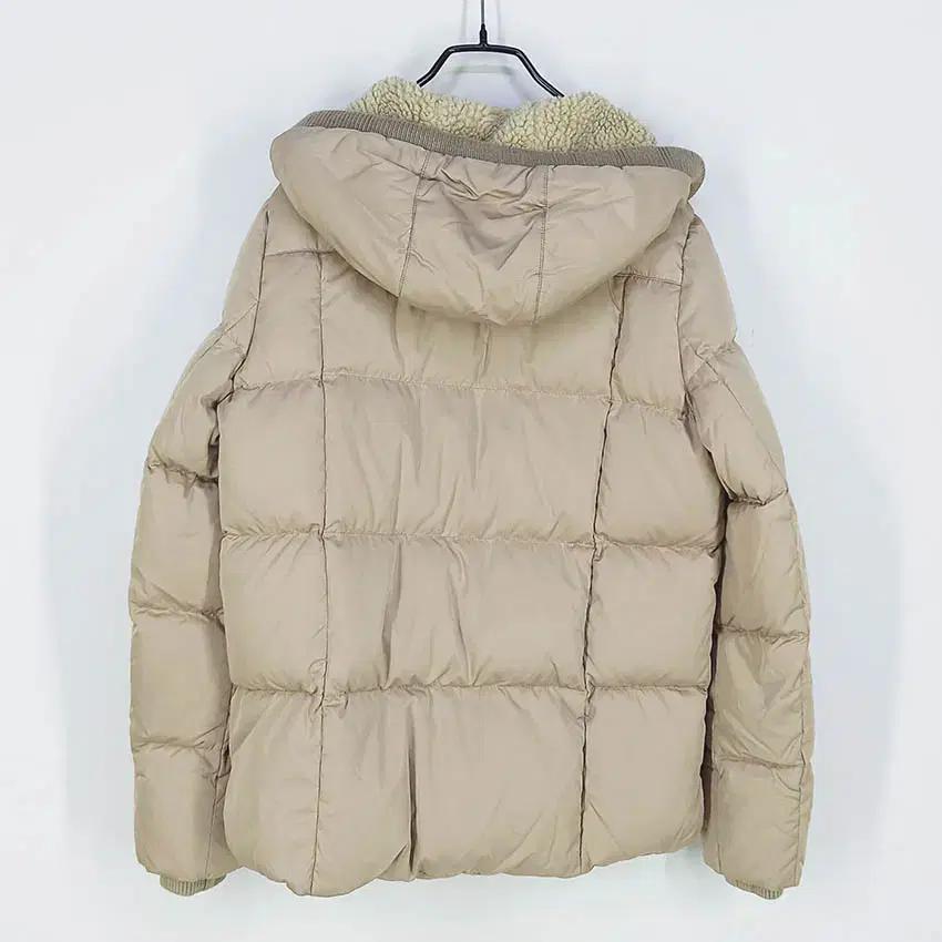 게스 여성 암로고 후드고정 덕다운패딩 베이지XS (HU42364) 3