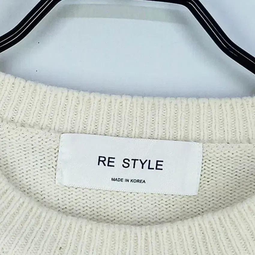 RESTYLE 여성 프린팅 긴팔니트티 연베이지F (HU42246) 5