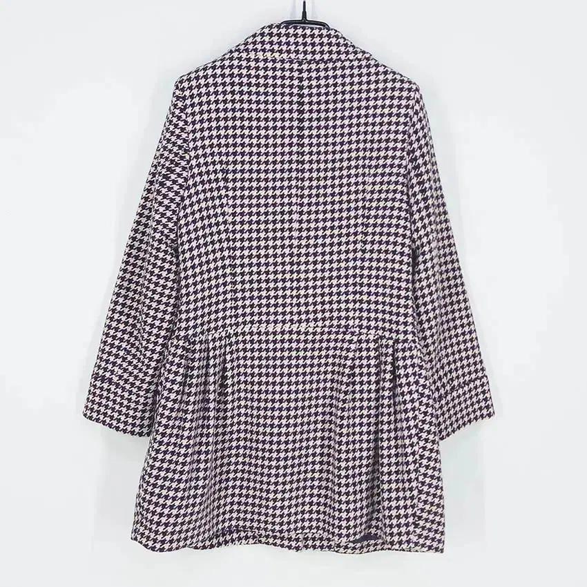 올리브데올리브 여 추동 9부소매 모직자켓 바이올렛 (HU42177) 3