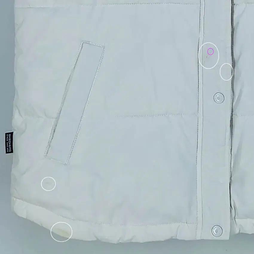스케쳐스 남성 웰론 경량패딩조끼 아이보리105 (HU42100) 7