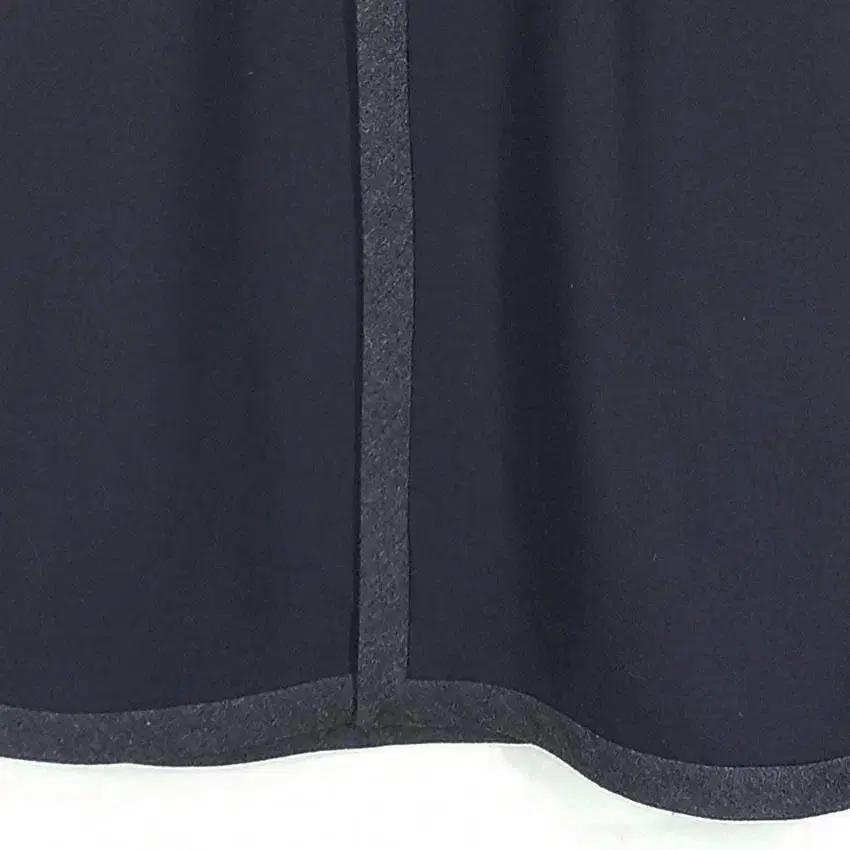 마크켄리도미노탄 모직 랩 롱스커트 네이비 (HU35884) 5