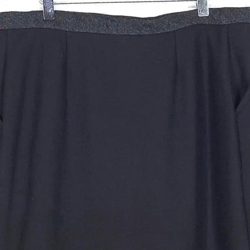마크켄리도미노탄 모직 랩 롱스커트 네이비 (HU35884) 6