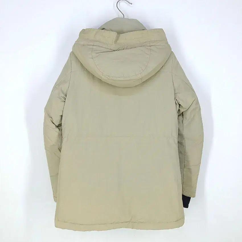 디스커버리 여 후드탈부착 덕다운 야상패딩 베이지 (HU27920) 3