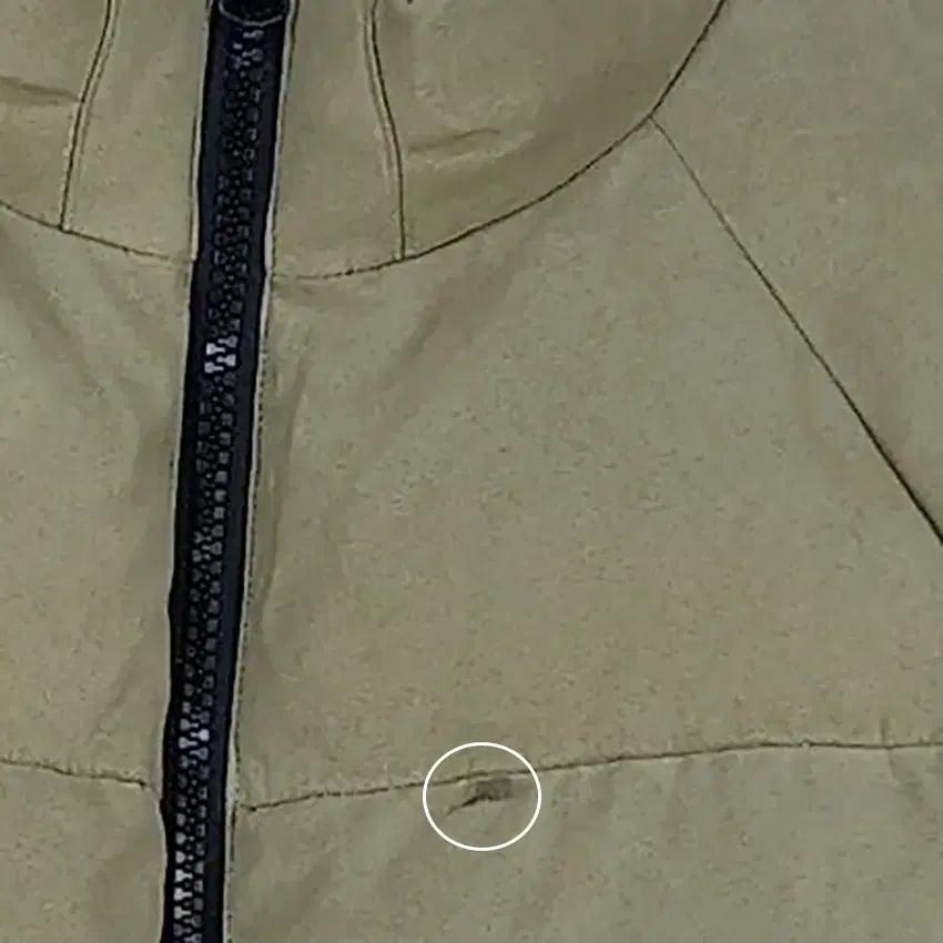 오버캐스트 남성 오버핏 구스다운 패딩 카키베이지M (HU41940) 7