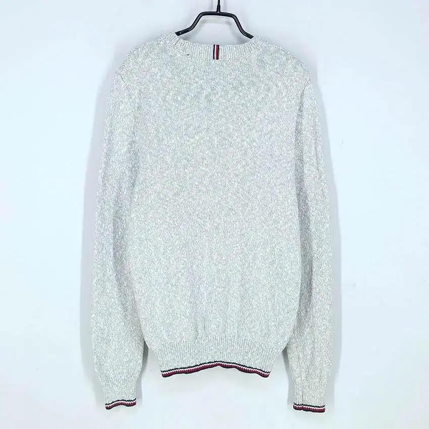 타미힐피거 여 보카시 라운드니트티 연그레이XS (HU29417) 3