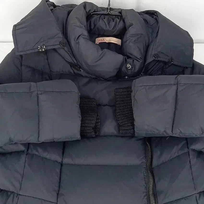 질바이질스튜어트 여성 후드탈부착 덕다운패딩 챠콜 (HU41849) 4