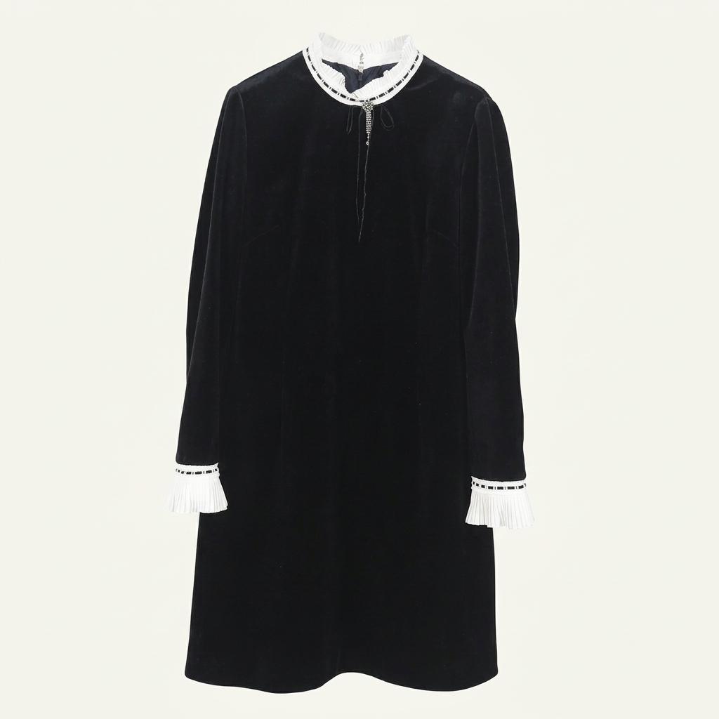 케네스레이디 추동 벨벳 미니원피스 블랙88-92-165 (HU41750) 1