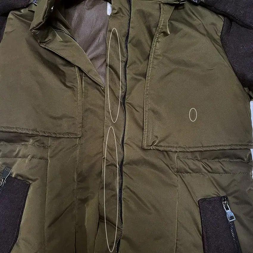 SJSJ 여성 후드퍼 덕다운패딩 카키브라운 (HU41695) 8