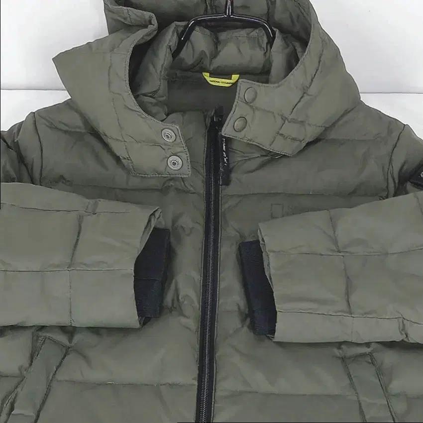 내셔널지오그래픽 아동 덕다운 경량패딩 카키130 (HU41589) 4