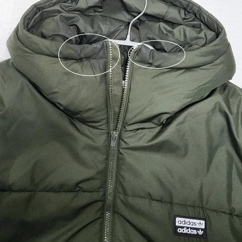 아디다스 남성 동절기 웰론 패딩자켓 카키100 (HU41380) 8