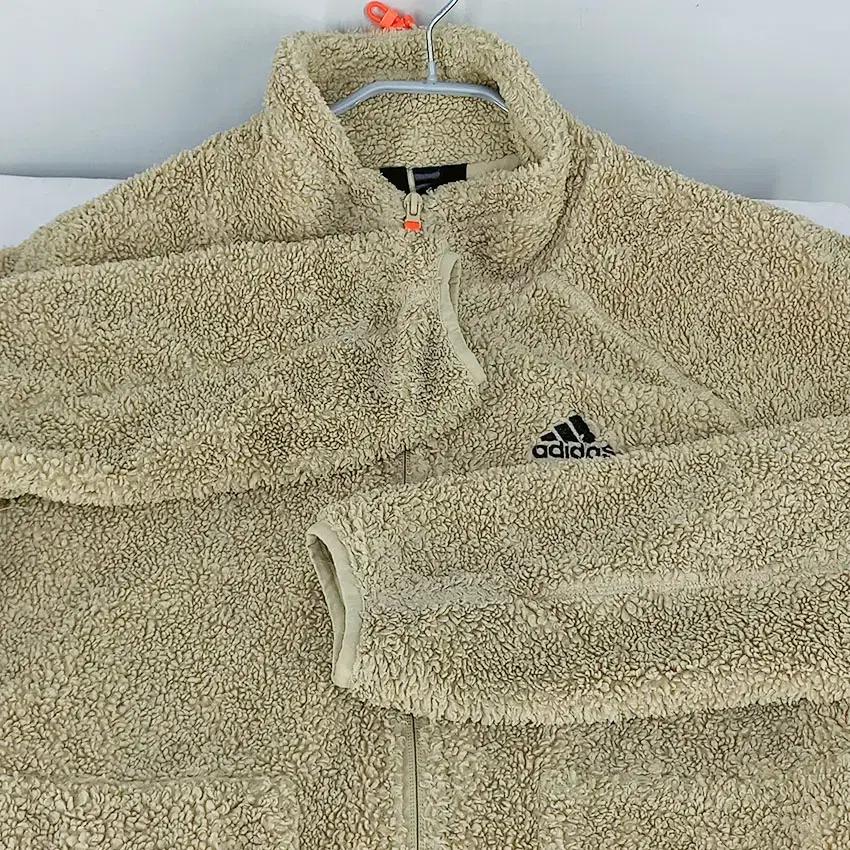 아디다스 남성 SHERPA 플리스자켓 베이지L (HU41327) 4