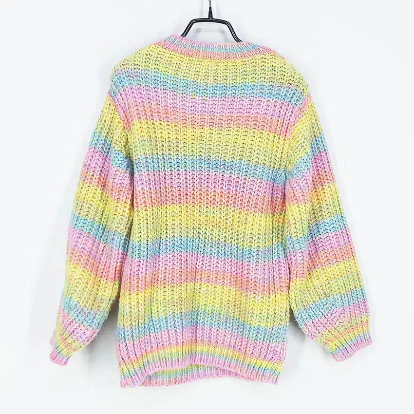 블루독 아동 동절기 배색 짜임 니트티 파스텔톤130 (HU41250) 3