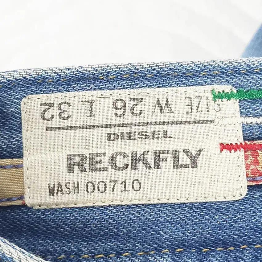 디젤 여성 RECKFLY 워싱 데님팬츠 연청64 (HU41190) 5
