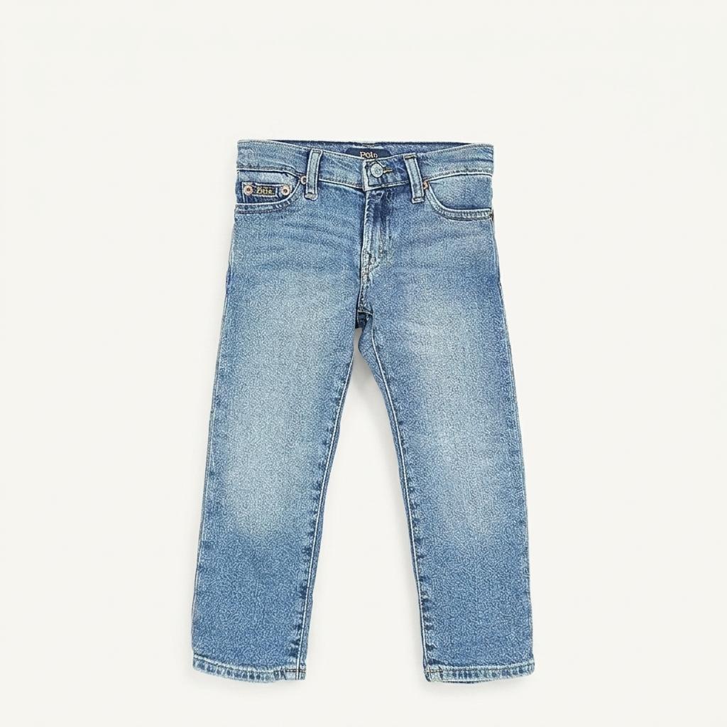 폴로랄프로렌 아동 일자핏 데님팬츠 중청3/3T (HU41188) 1