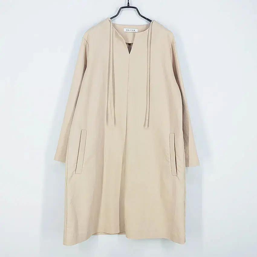코르카 여성 춘추 포켓 루즈핏 미디원피스 베이지F (HU41156) 2