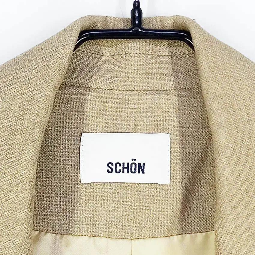 COCO SCHON 여성 추동 폴리혼방 벨트자켓 베이지 (HU41140) 5