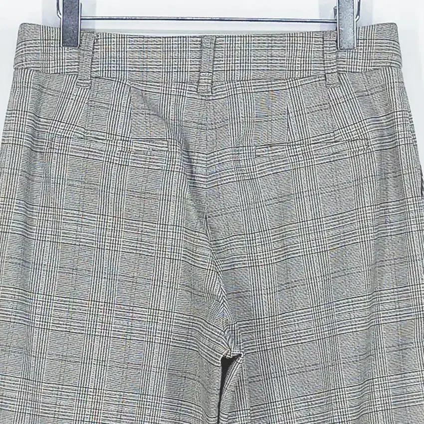 비씨비지 여성 춘추 약스판 9부 체크팬츠 그레이 (HU40957) 4