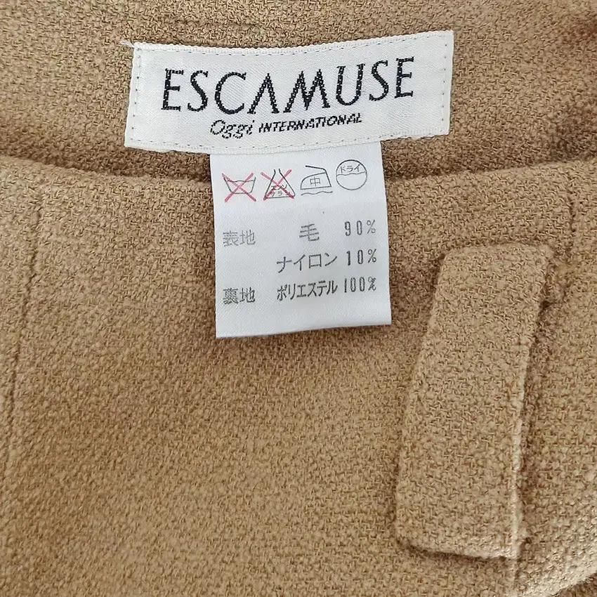 ESCAMUSE 여성 춘추 슬림 롱스커트 브라운 (HU40953) 5