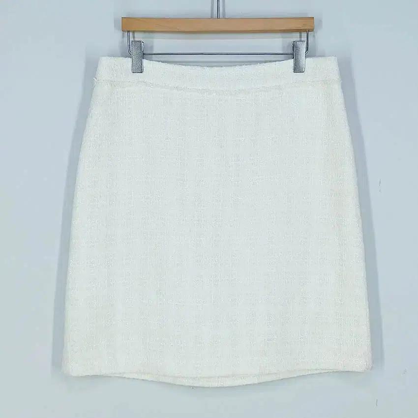 쏘시에 여성 춘추 펄 트위드 미니스커트 아이보리28 (HU40947) 2