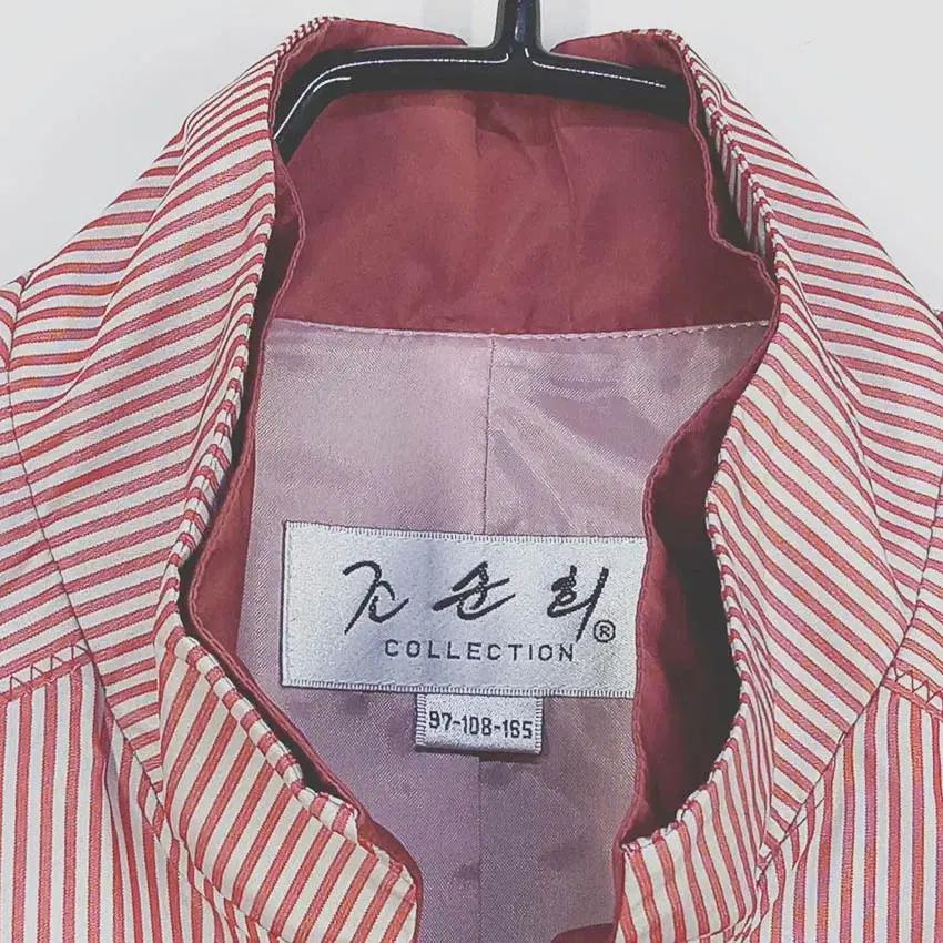 조순희 여성 춘추 허리스트링 폴리 집업자켓 레드97 (HU40924) 5