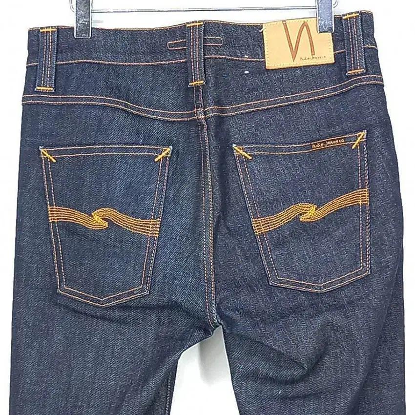 누디진 여성 생지 스키니 데님팬츠 진청28 (HU36656) 4
