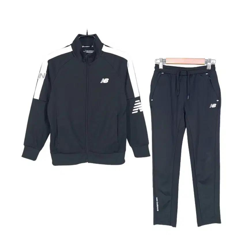 뉴발란스 아동 져지 팬츠 트레이닝복 세트 블랙130 (HU29097) 2