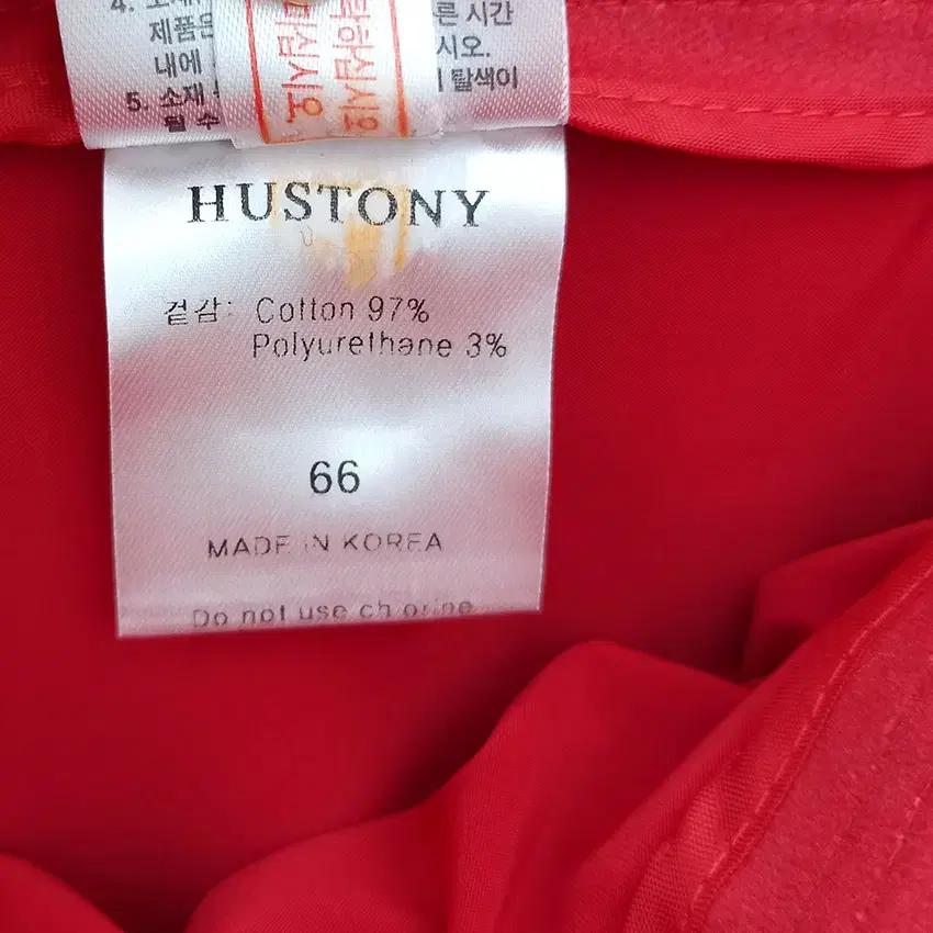 휴스토니 여성 춘추 약스판 코튼 미니스커트 레드66 (HU40801) 7