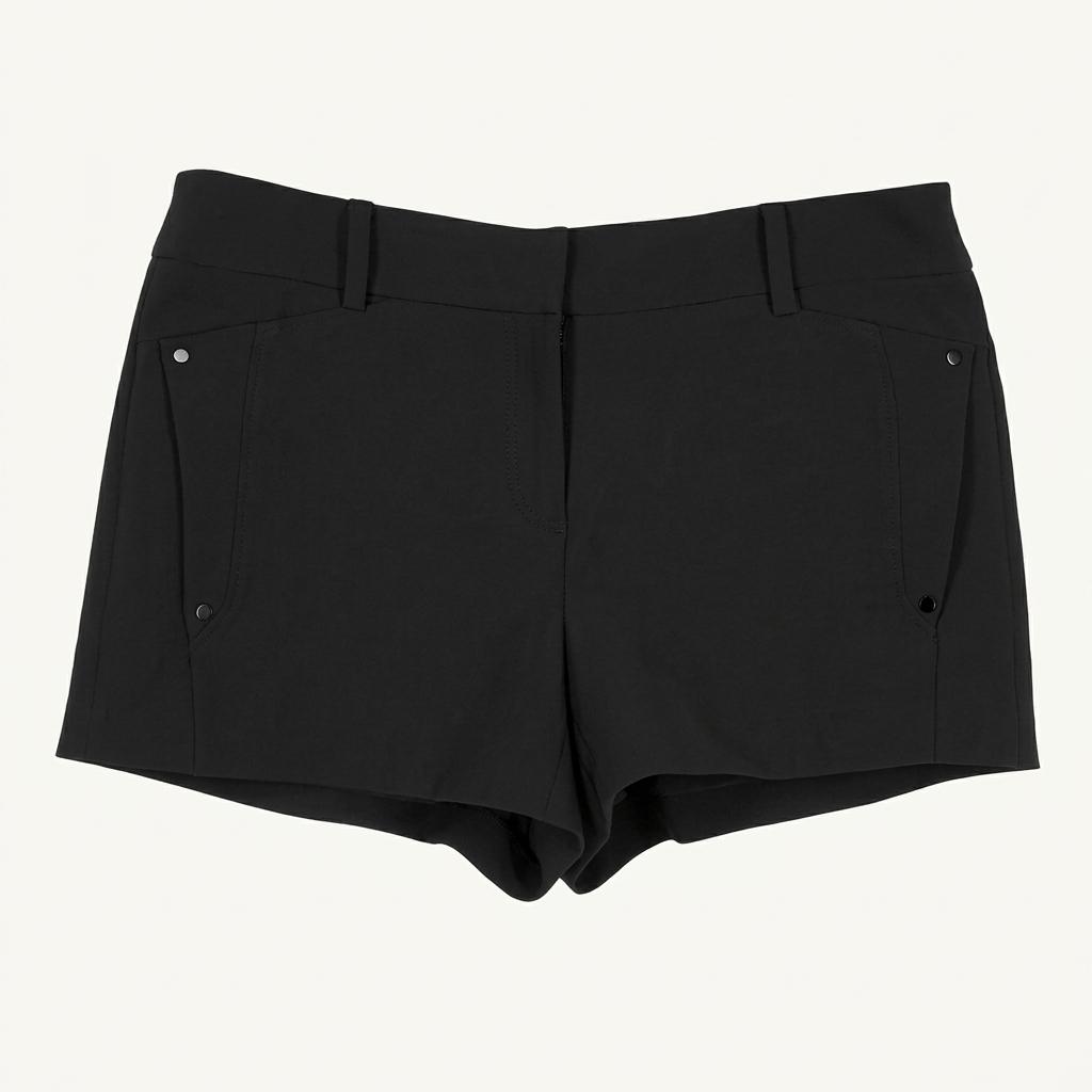 보브 여성 춘하 폴리 미니팬츠 블랙 (HU40797) 1