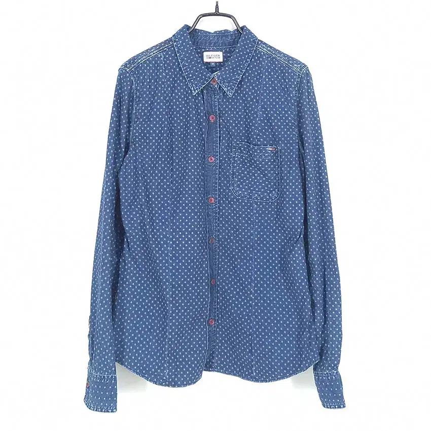 힐피거데님 여성 춘추 별패턴 긴팔셔츠 데님블루90 (HU40684) 2