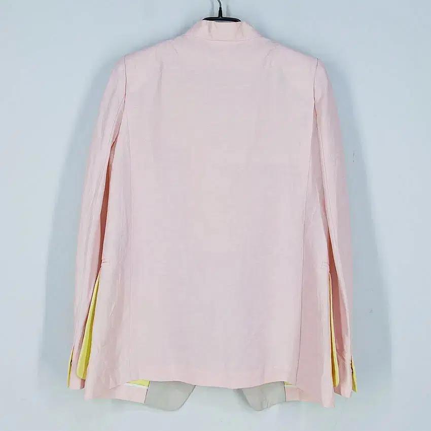 마인 여성 춘하 와펜 마혼방 원후크 자켓 연핑크82 (HU40652) 3