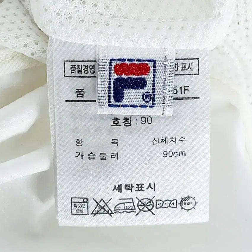 휠라골프 여 얇은춘추 백프린팅 바람막이자켓 화이트 (HU40643) 6
