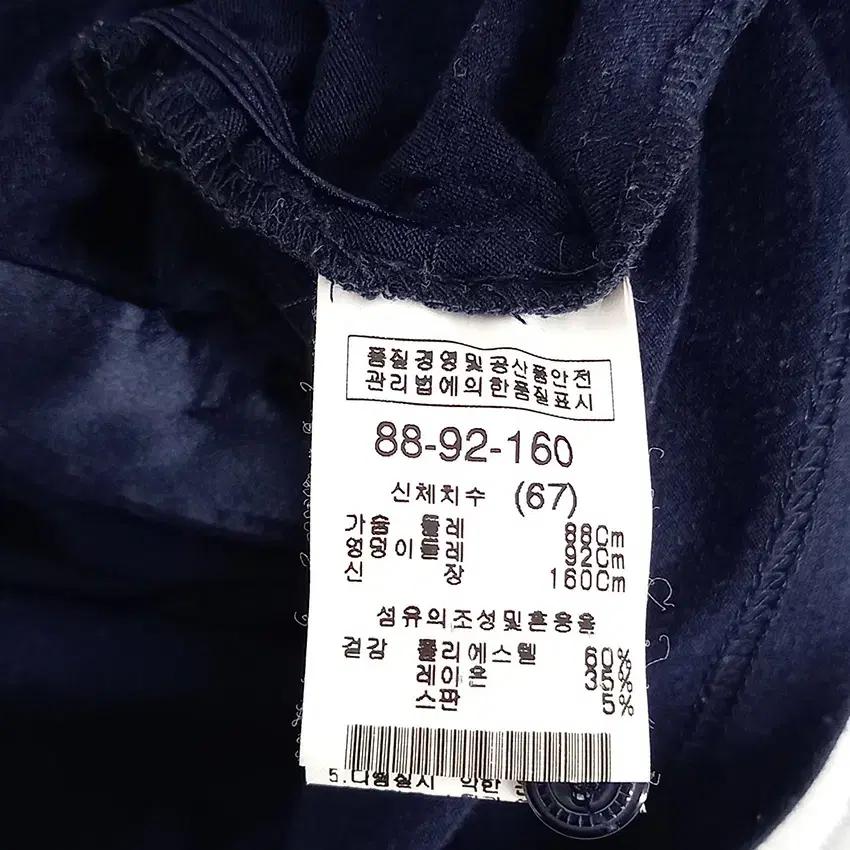 블룸스버리 여성 춘하 소매시스루 블라우스 네이비 (HU40638) 6