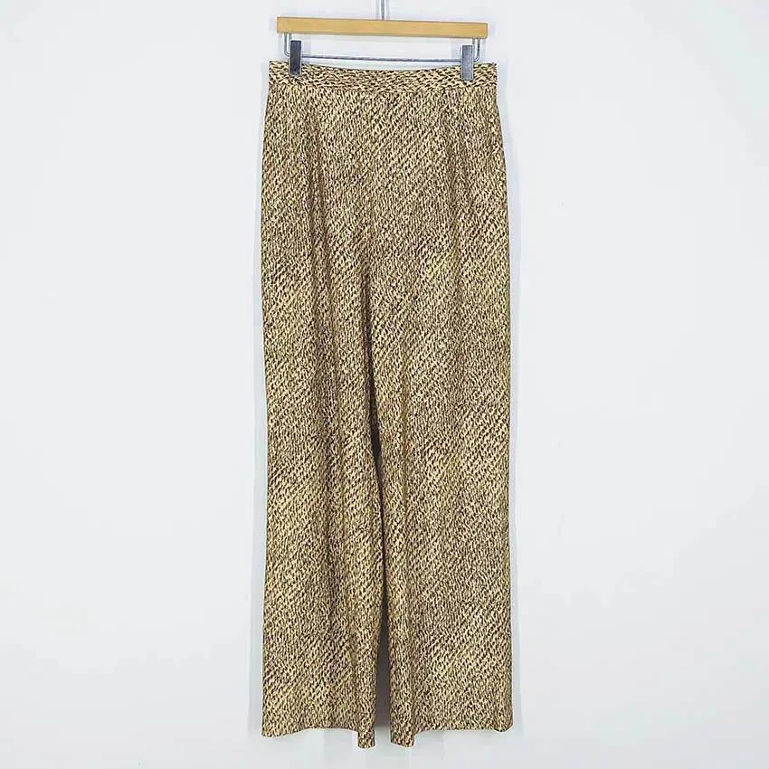 CORDIER 여성 춘추 일자 밴딩팬츠 옐로베이지40 (HU40603) 2