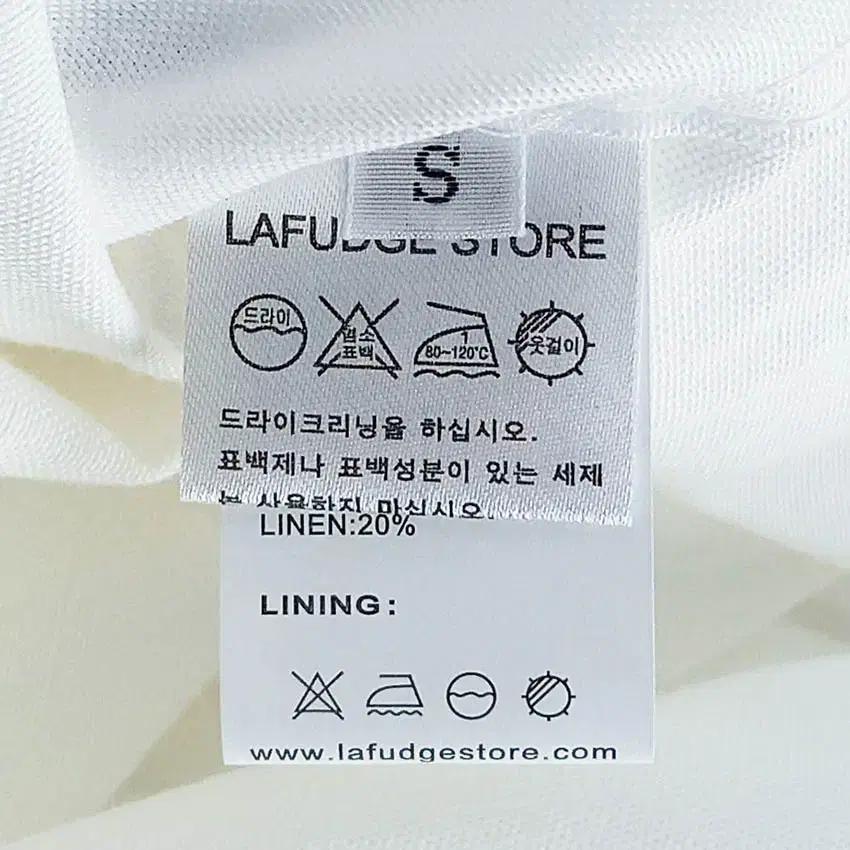 라퍼지스토어 남성 춘하 오버핏 반팔셔츠 화이트S (HU40483) 6