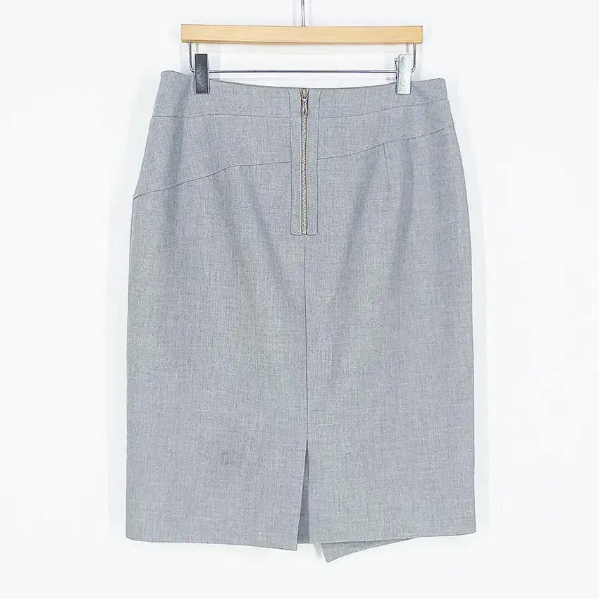 데코 여성 춘추 레이온혼방 슬림 스커트 그레이 (HU40390) 3