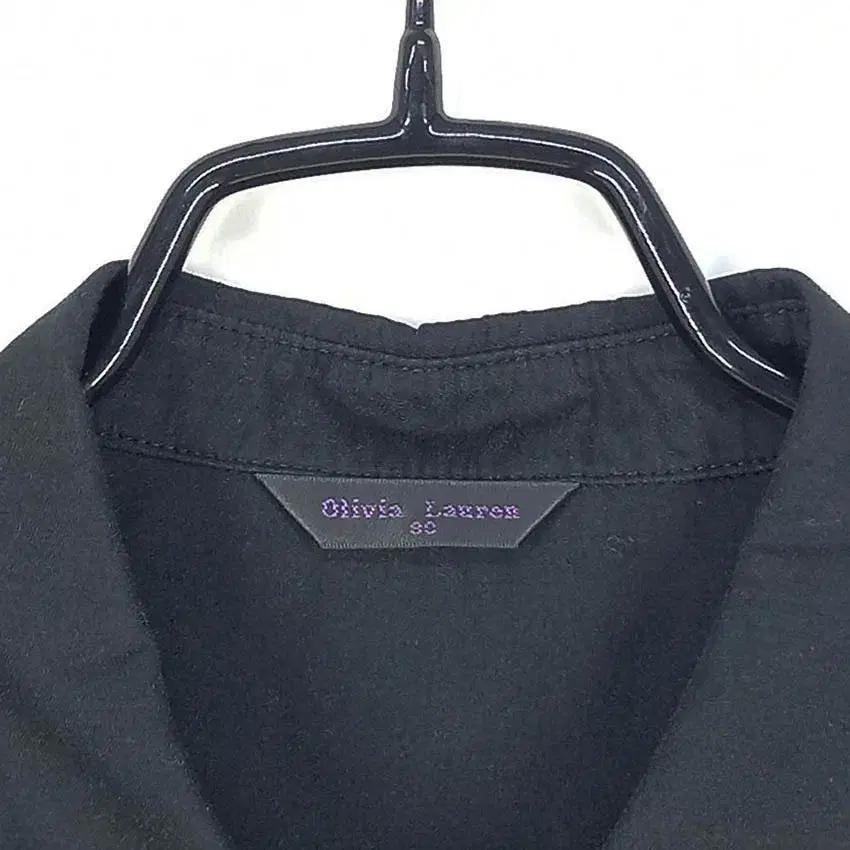 올리비아로렌 여성 춘추 레이온혼방 블라우스 네이비 (HU40340) 5