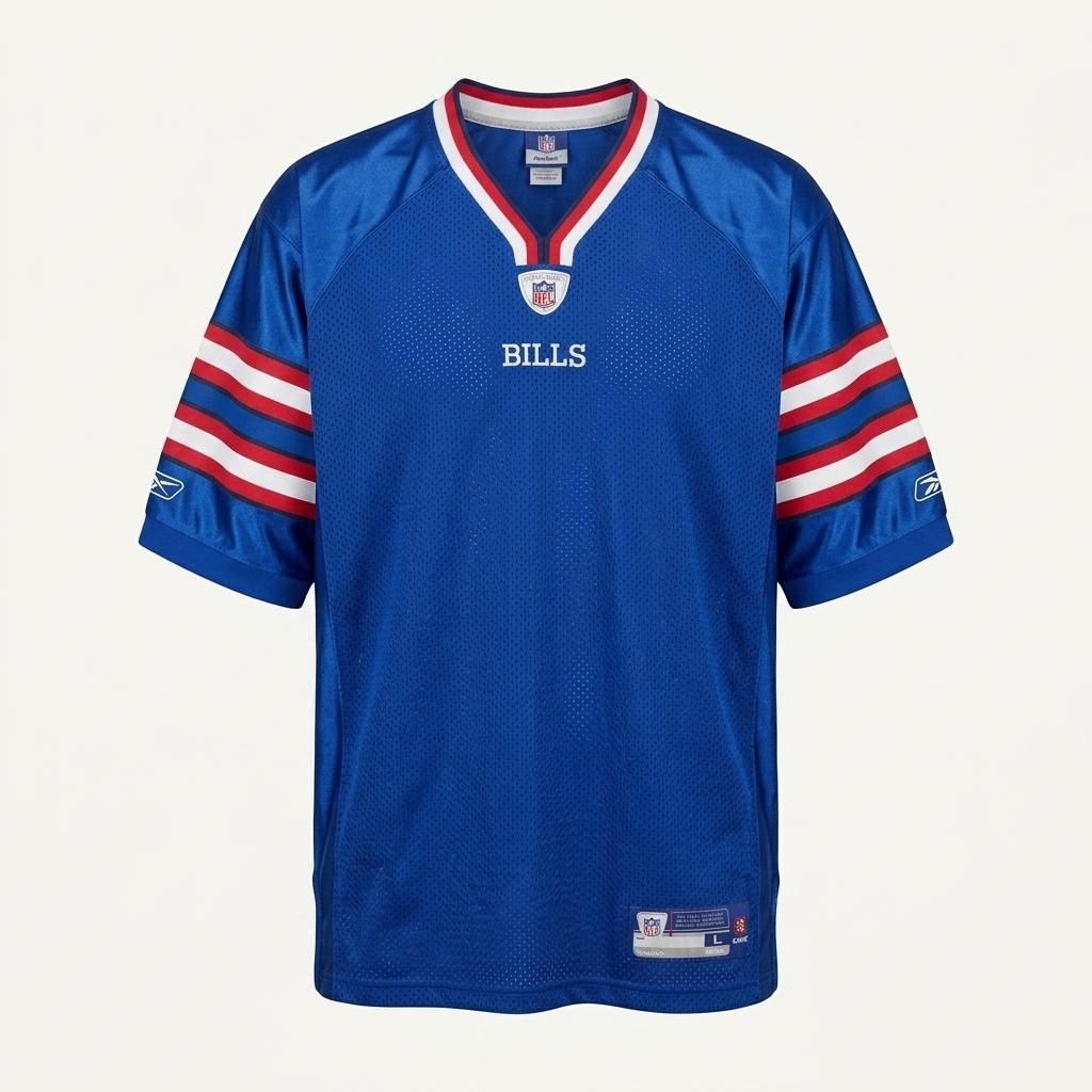 리복NFL 남성 BILLS 미식축구 유니폼 블루50 (HU40316) 1