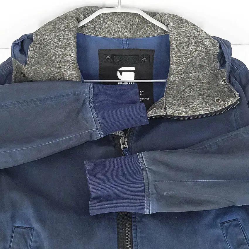 G-STAR RAW 남성 춘추 후드집업자켓 네이비 (HU40312) 4