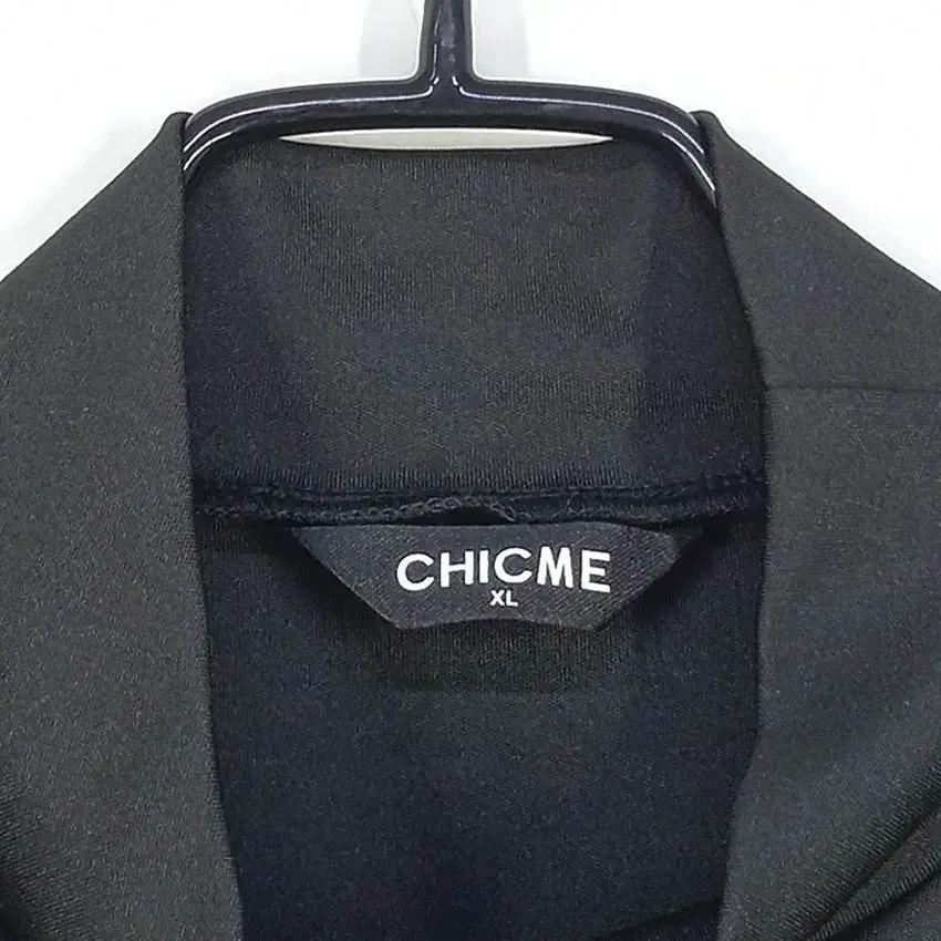 CHICME 여성 춘추 목폴라 스판긴팔티 블랙XL (HU40299) 5